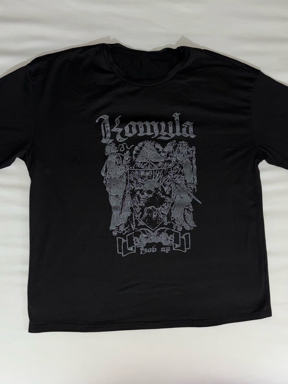 Black Graphic Tee - Men's Printed Shirt